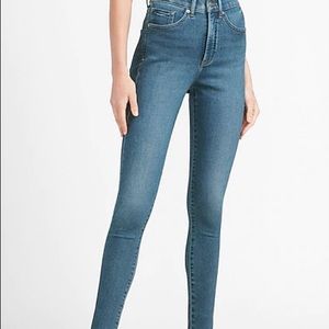 Express High Rise Skinny Jeans